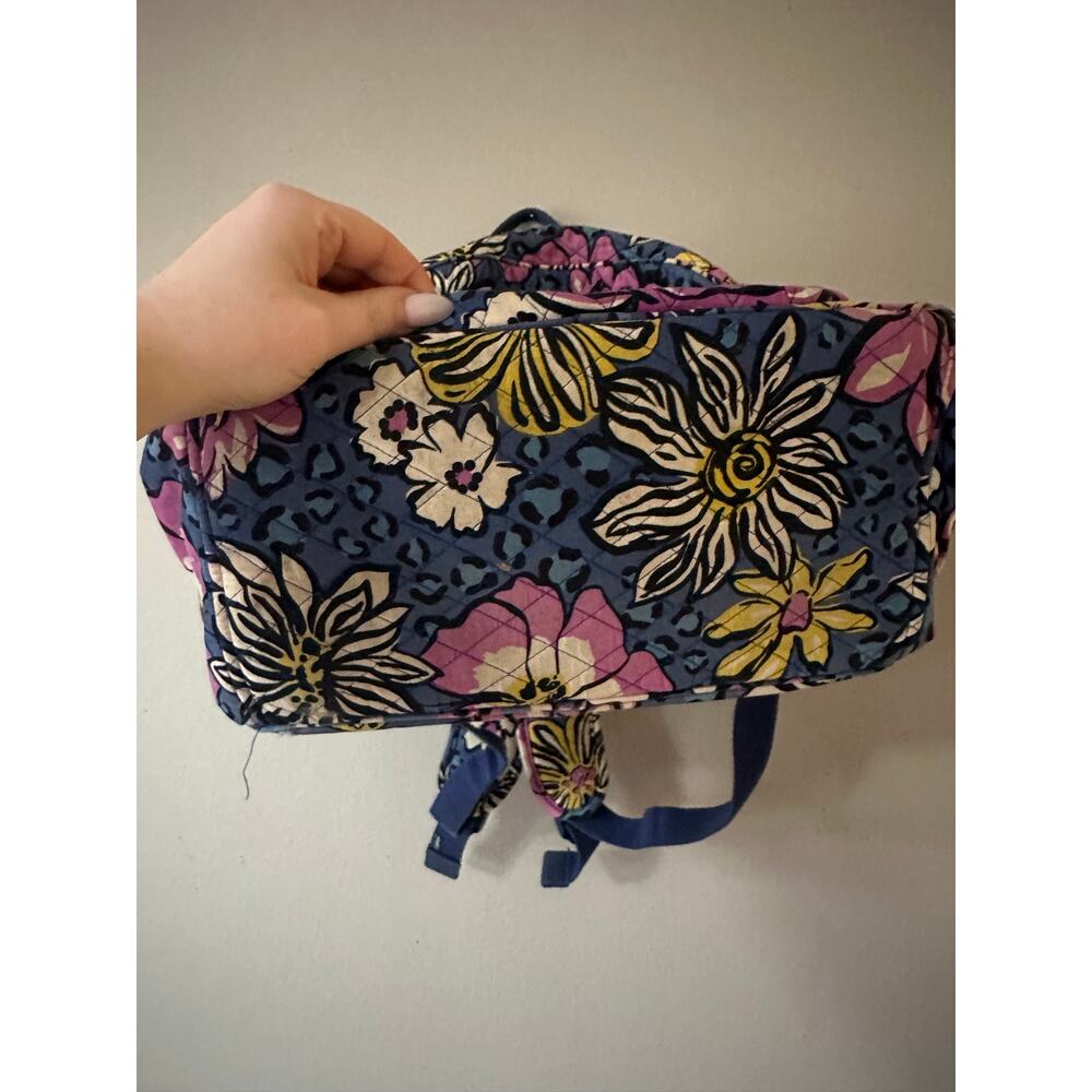 Vera Bradley Backpack in African Violet Print - Picture 5 of 8